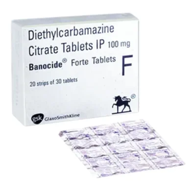 Banocide Forte 100mg Tablet (Diethylcarbamazine)
