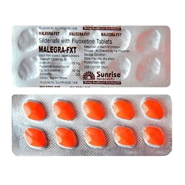 Malegra FXT (Sildenafil Citrate/Fluoxetine)