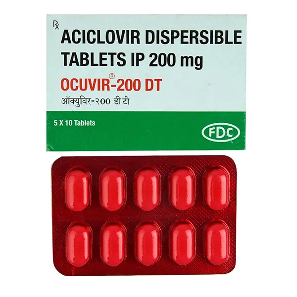 Ocuvir 200mg Tablet (Acyclovir)