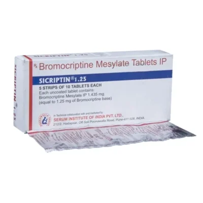 Sicriptin 1.25mg tablet