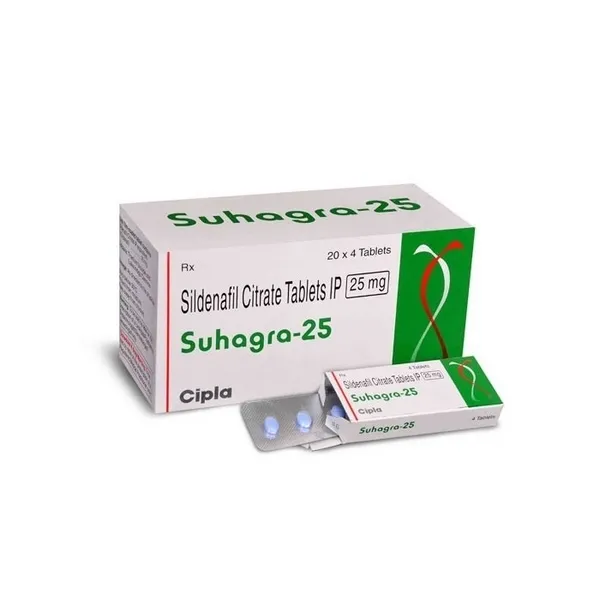 Suhagra 25mg (Sildenafil Citrate)