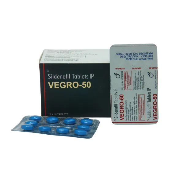 Vegro 50 (Sildenafil Citrate)