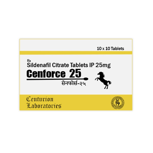 Cenforce 25mg (Sildenafil Citrate)