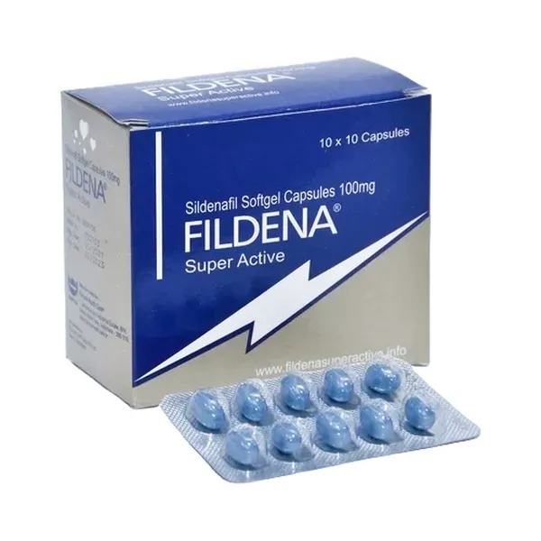 Fildena Super Active (Sildenafil Citrate) -Softgel Capsules