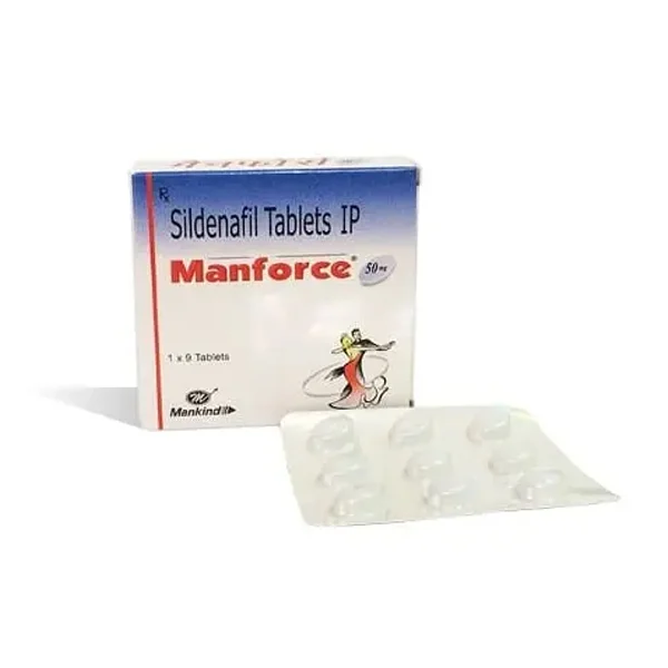 Manforce 50mg – Sildenafil Citrate