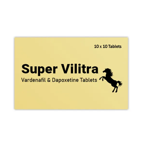 Super Vilitra - Vardenafil/Dapoxetine Tablet