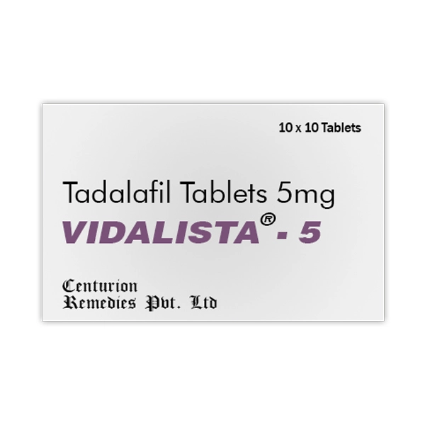 Vidalista 5mg (Tadalafil)