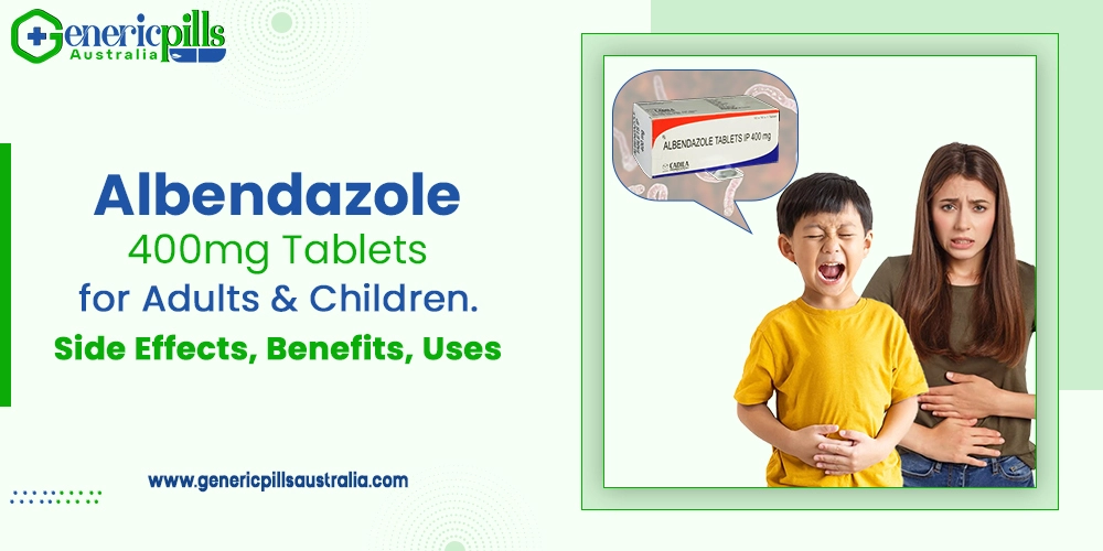 Albendazole 400mg Tablets for Adults & Children