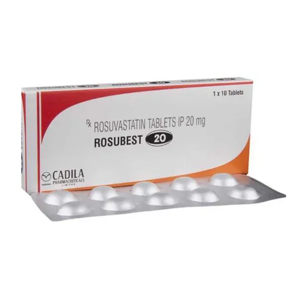 Rosuvastatin 20 mg (Rosubest)
