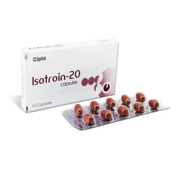 Isotroin 20mg - Isotretinoin Capsules
