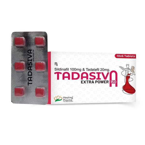 Tadasiva 120mg - Sildenafil/Tadalafil Tablets