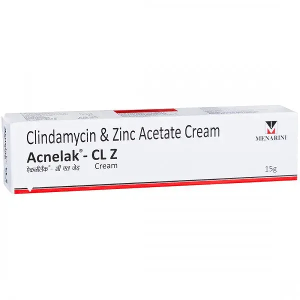 Acnelak-CLZ Cream - Clindamycin/Zinc acetate