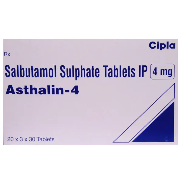 Asthalin 4mg - Salbutamol 4mg