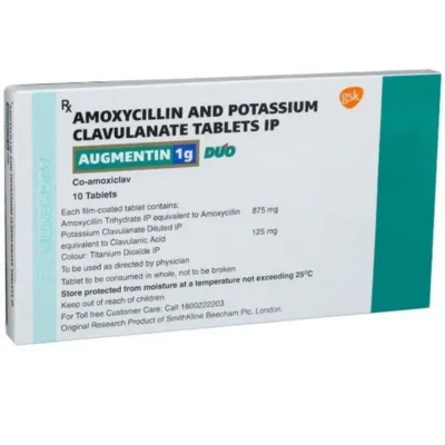 Augmentin 1000 Duo – Amoxicillin 875mg Clavulanic acid 125mg