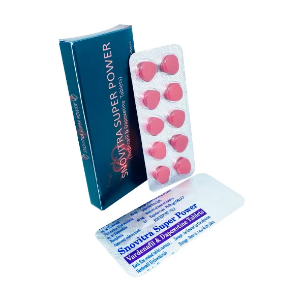 SNOVITRA SUPER POWER 80 MG -VARDENAFIL/DAPOXETINE 80mg