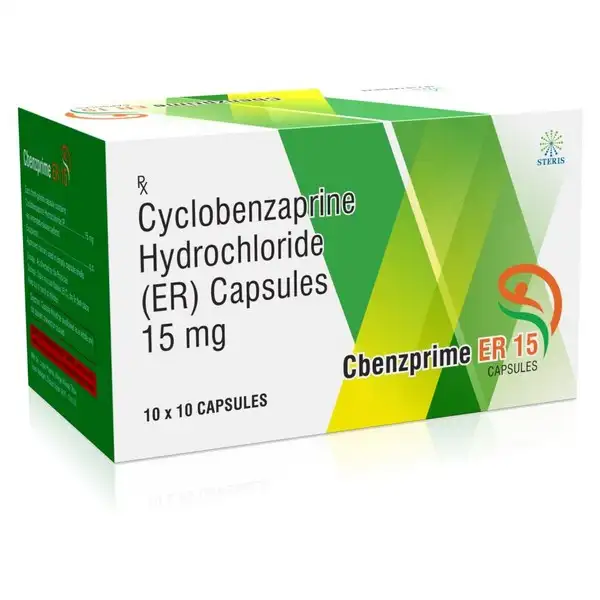 Cyclobenzaprine 15 - Cbenzprime ER 15mg