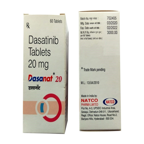 Dasatinib 20mg Tablets