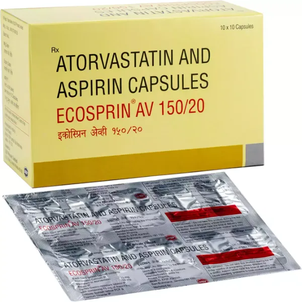 Ecosprin AV 150/20 – Atorvastatin/Aspirin