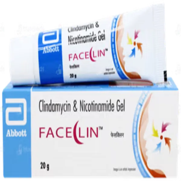 Faceclin Gel 20 gm – Clindamycin/Nicotinamide