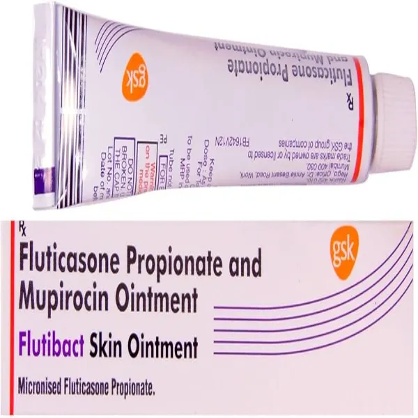 Flutibact Ointment 10gm – Fluticasone/Mupirocin