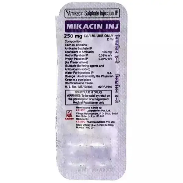 Mikacin injection 250 - Amikacin 250Mg