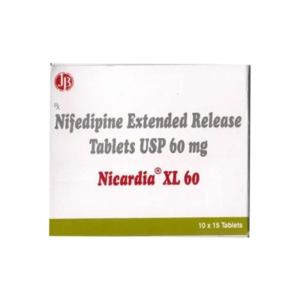 Nicardia XL 60 - Nifedipine Tablets 60mg