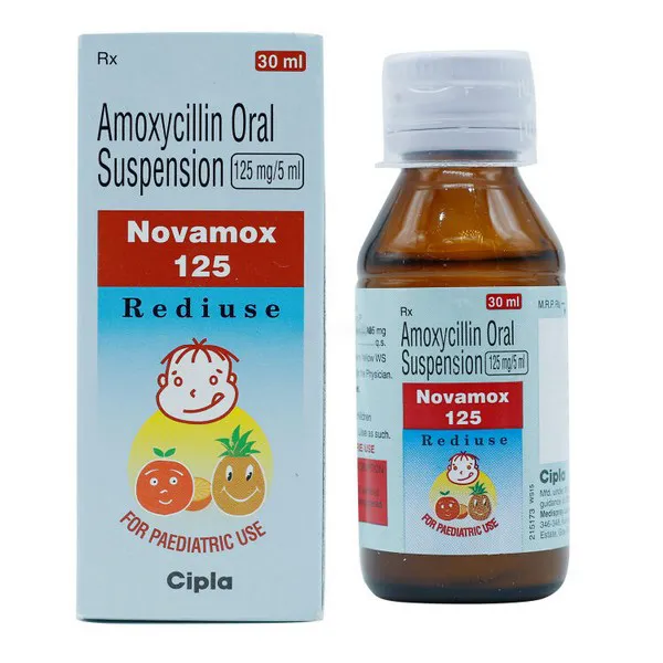 Novamox Syrup 125 Mg - Amoxycillin