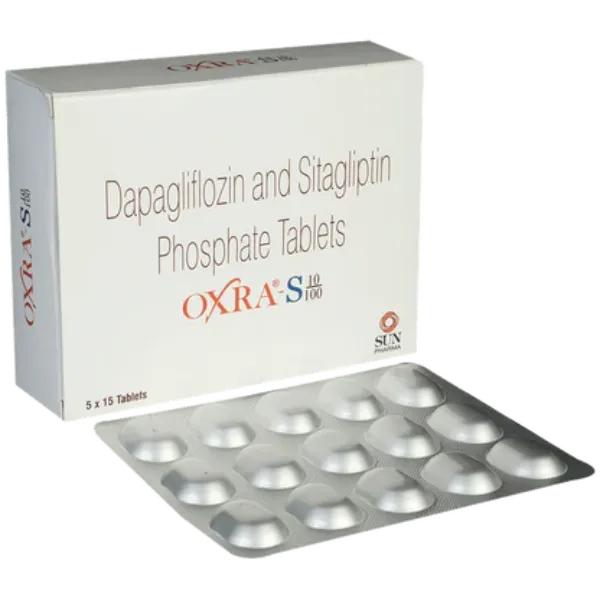 Oxra S – Dapagliflozin 10mg + Sitagliptin 100mg