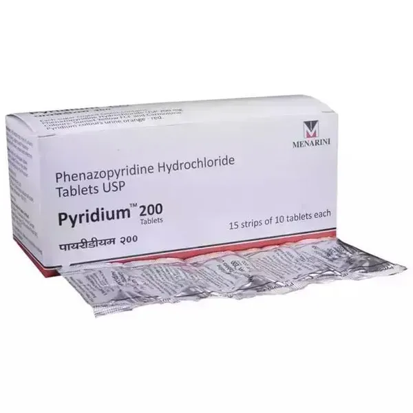 Pyridium 200 - Phenazopyridine Tablets 200mg