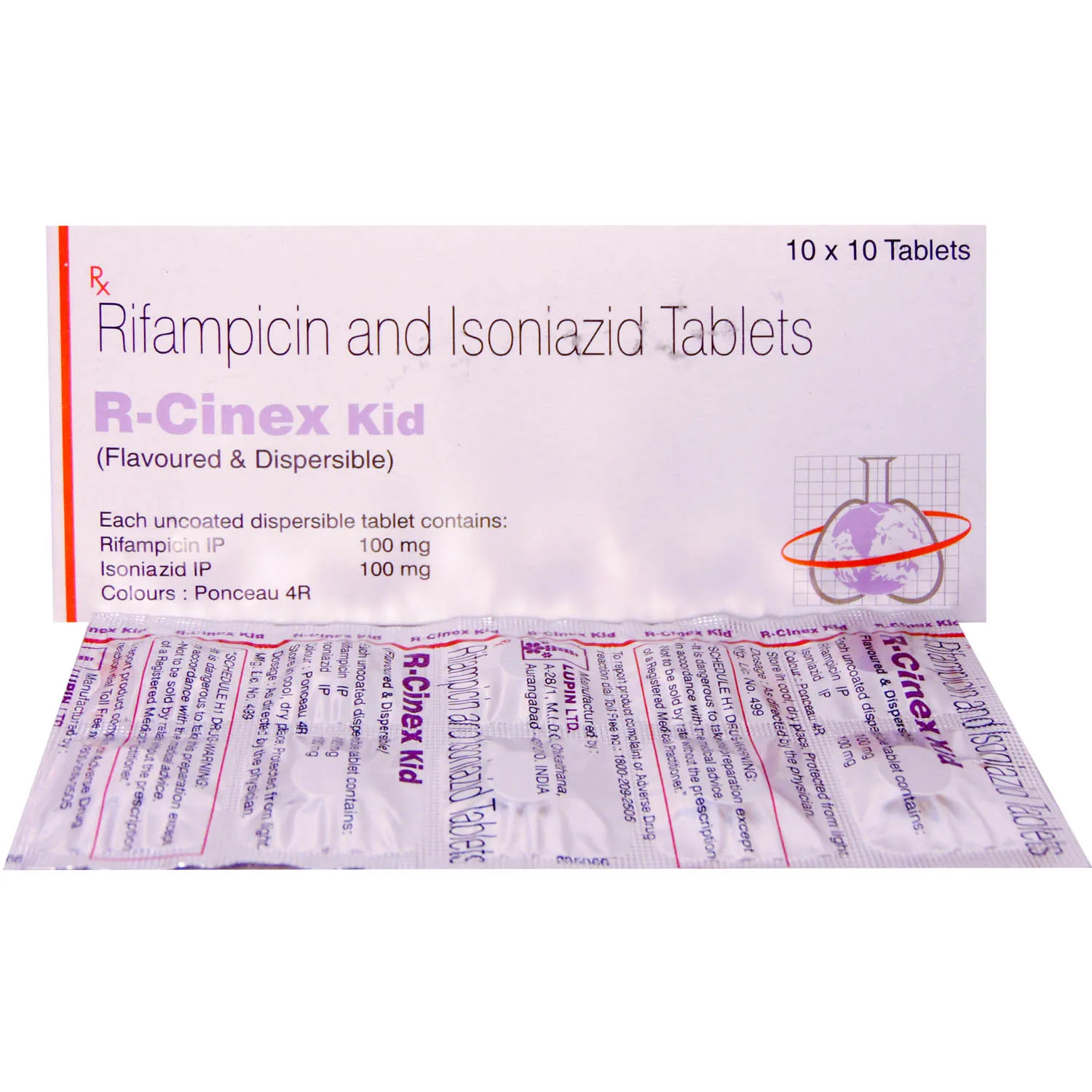 R Cinex Kid - Isoniazid/Rifampicin