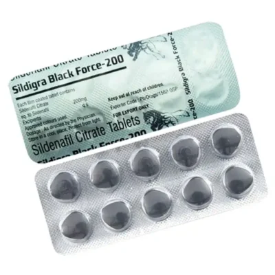 Sildigra Black Force 200mg – Sildenafil Citrate
