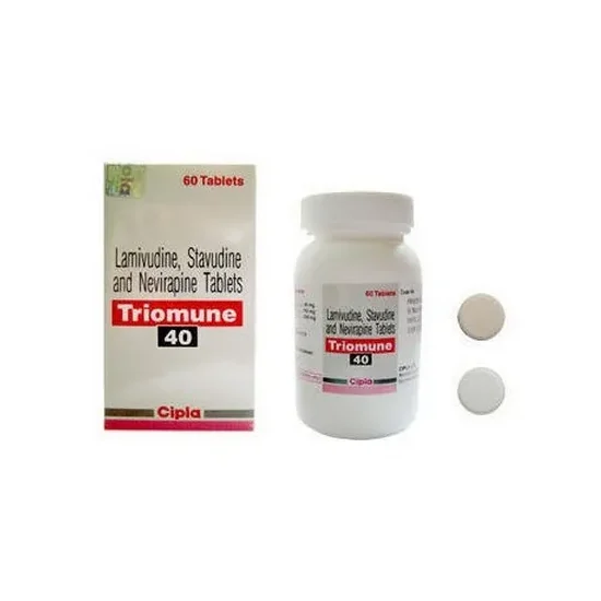 TRIOMUNE 40MG/150MG/200MG - STAVUDINE/LAMIVUDINE/NEVIRAPINE