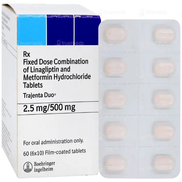 Trajenta Duo – Linagliptin 2.5mg + Metformin 500mg