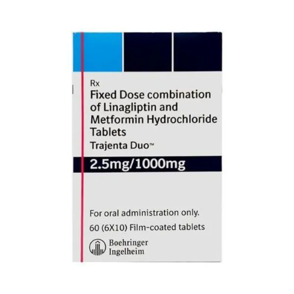 Trajenta Duo – Linagliptin 2.5mg + Metformin 1000mg