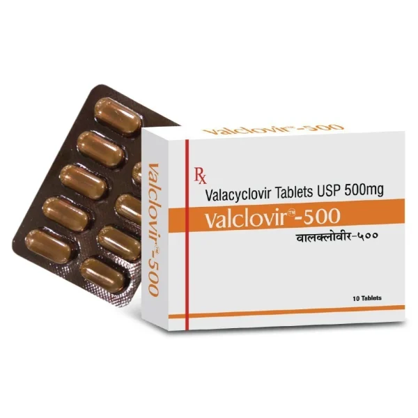 Valacyclovir 500mg – Valclovir 500mg Tablet