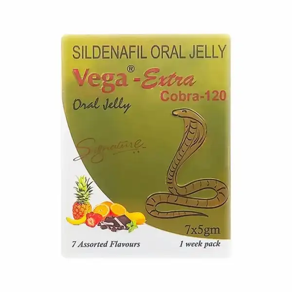 Vega Extra Cobra 120mg - Sildenafil Citrate
