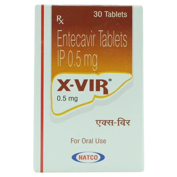 X-VIR 0.5 - ENTECAVIR Tablet 0.5mg