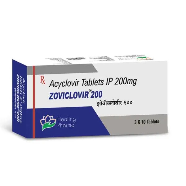 Zoviclovir 200mg – Acyclovir Tablet