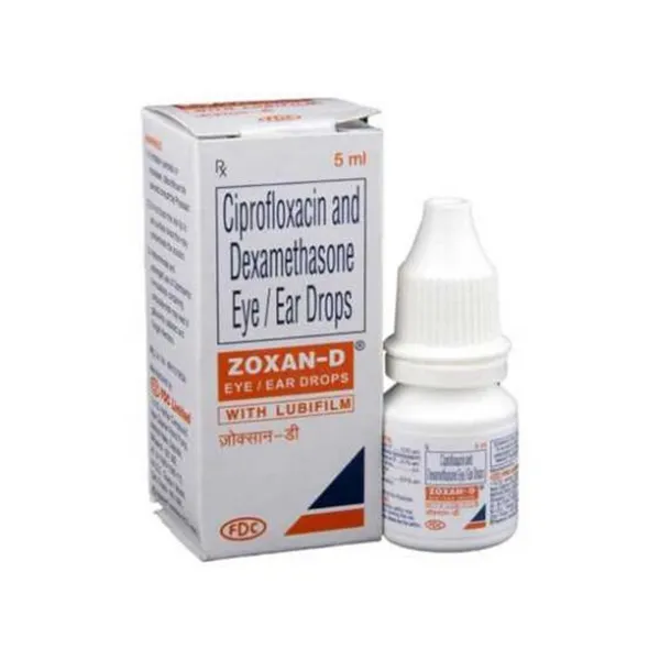 Zoxan D Eye/Ear Drop - Ciprofloxacin HCL/Dexamethasone