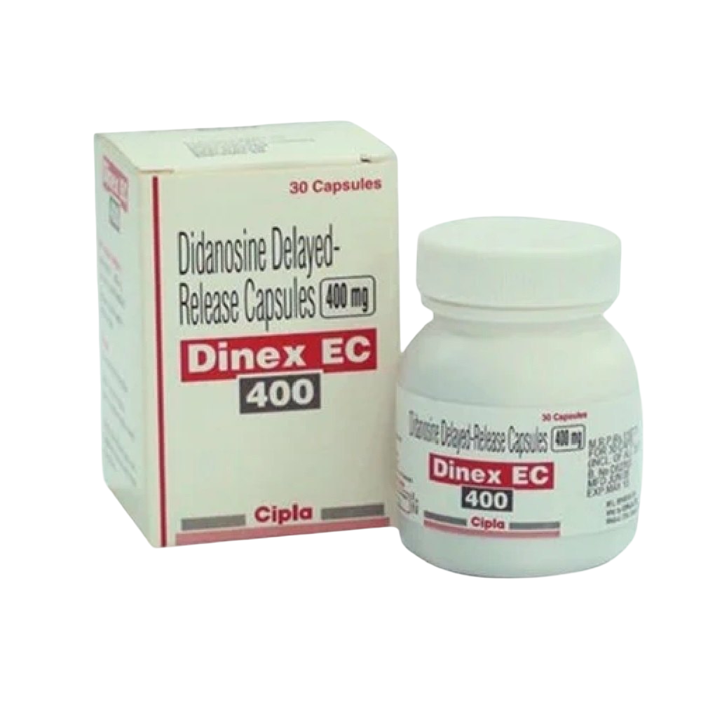 DINEX EC 400 MG - DIDANOSINE 400mg