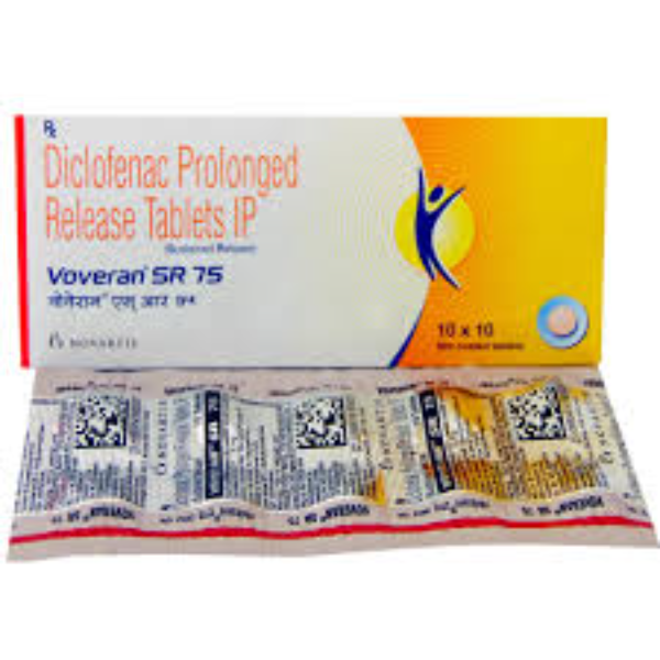 Voveran SR 75mg - Diclofenac 75mg Tablet
