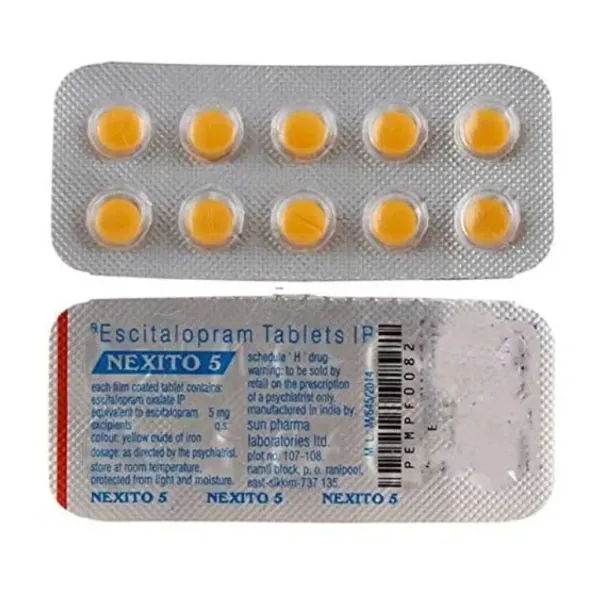 Nexito 5mg - Escitalopram Oxalate