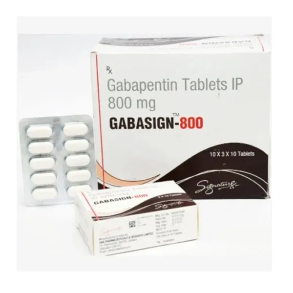 Buy Gabasign 800 mg - Gabapentin Tablet