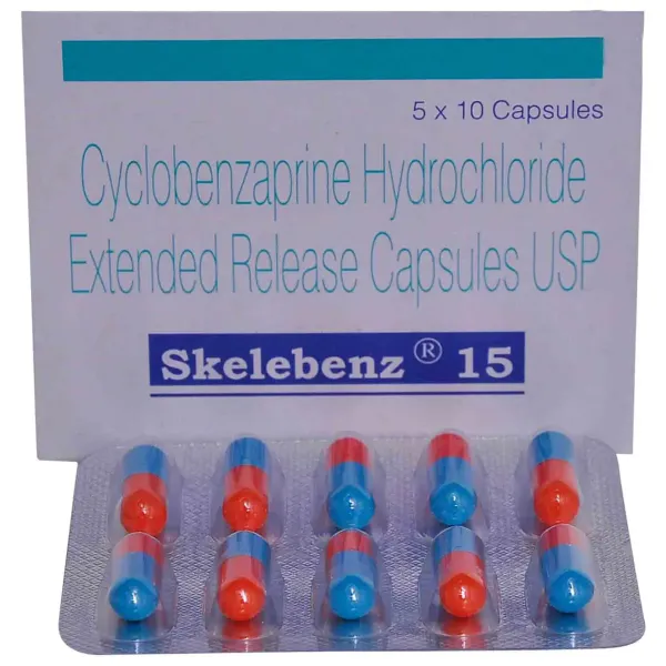 Skelebenz 15 mg Capsule ER - Cyclobenzaprine