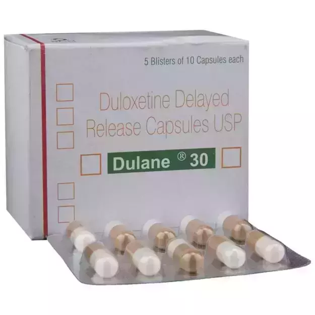 Dulane 30 mg Capsule DR - Duloxetine