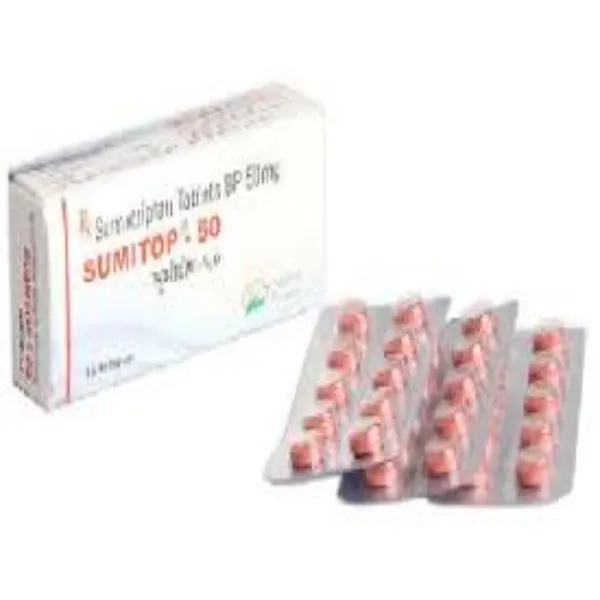 Sumitop 50 mg - Sumatriptan Tablet