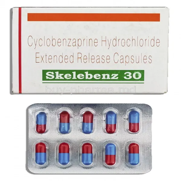 Skelebenz 30 mg Capsule ER - Cyclobenzaprine