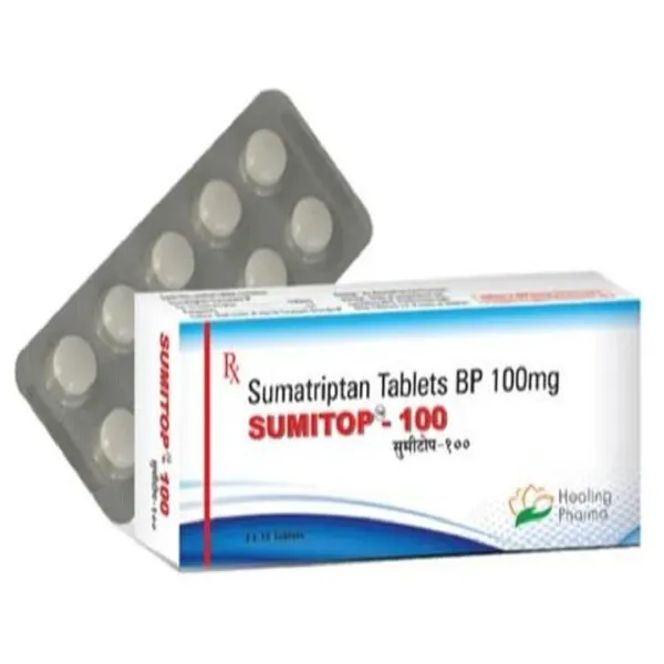 Sumitop 100 mg - Sumatriptan Tablet