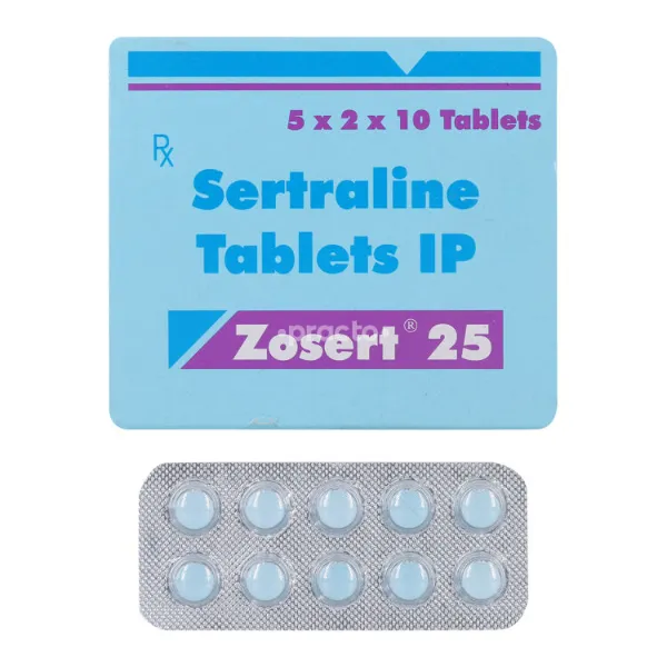 Zosert 25 Mg - Sertraline Tablet